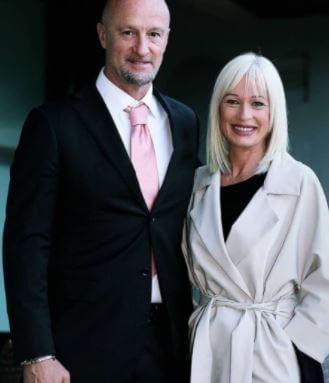 Marco Rossi with his wife Mariella.